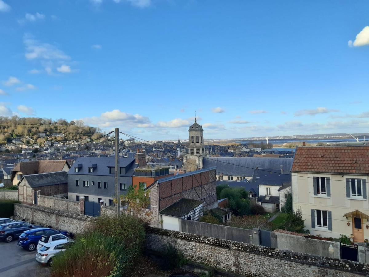 Vue Sur Seine Et Honfleur Lägenhet Exteriör bild
